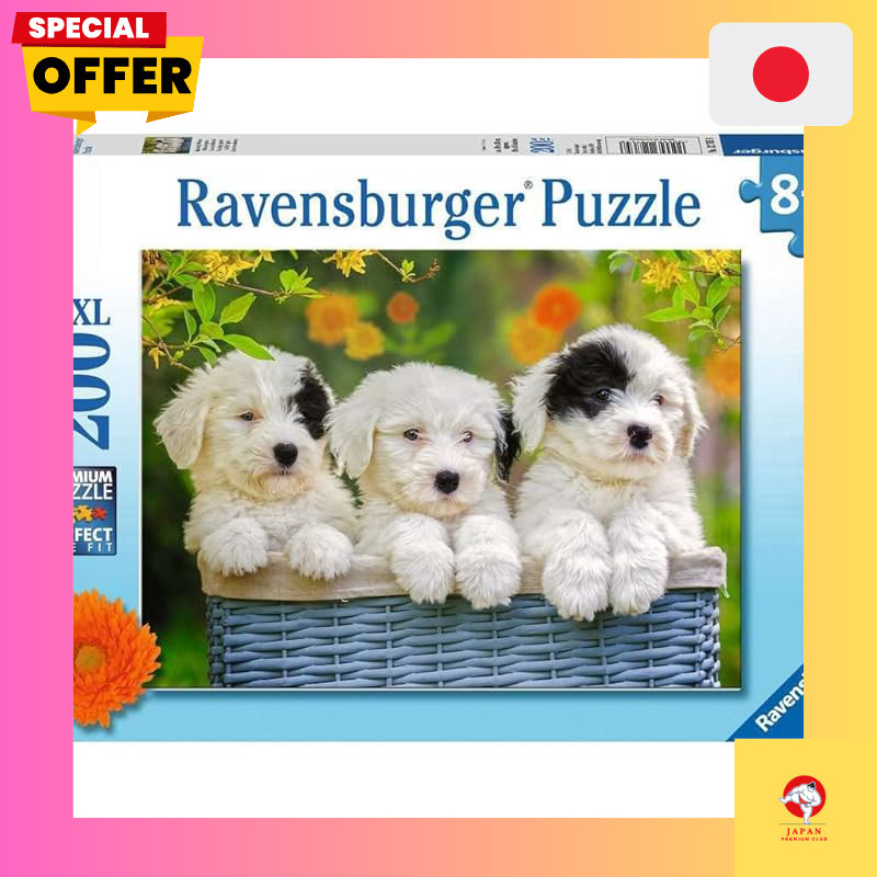 Ravensburger jigsaw puzzle 12765 8 Puppy Siblings 200 pieces