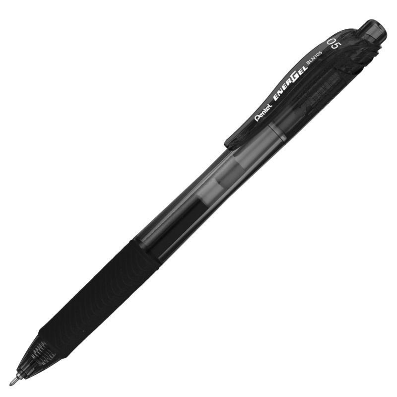 PENTEL ปากกาหมึกเจล 0.5 มม. รุ่น Energel-X BLN105 สีดำ