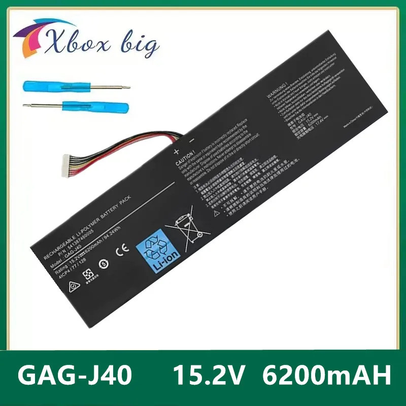 GAG-J40 แบตเตอรี่สําหรับ Gigabyte AeroAERO14/5/17 14-K7/Y9/X9 X7 DT V6/V7/V8 14-W-CF2 15x 15w 14-P64