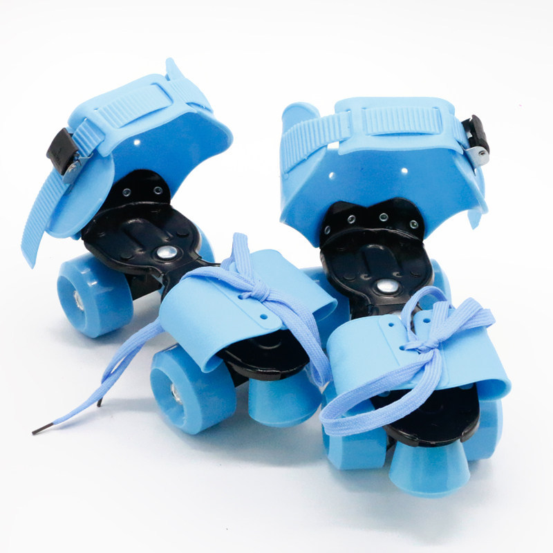 [Premium] Double-Row Roller Skates Skates รุ่นหนาเด็กเยาวชนปรับ 25-38 ขนาดสี่ล้อ Roller Skates AW6G