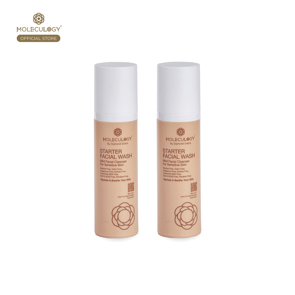 Moleculogy [Set 2 ชิ้น] Starter Facial Wash (100g) เจลล้างหน้า (100กรัม)
