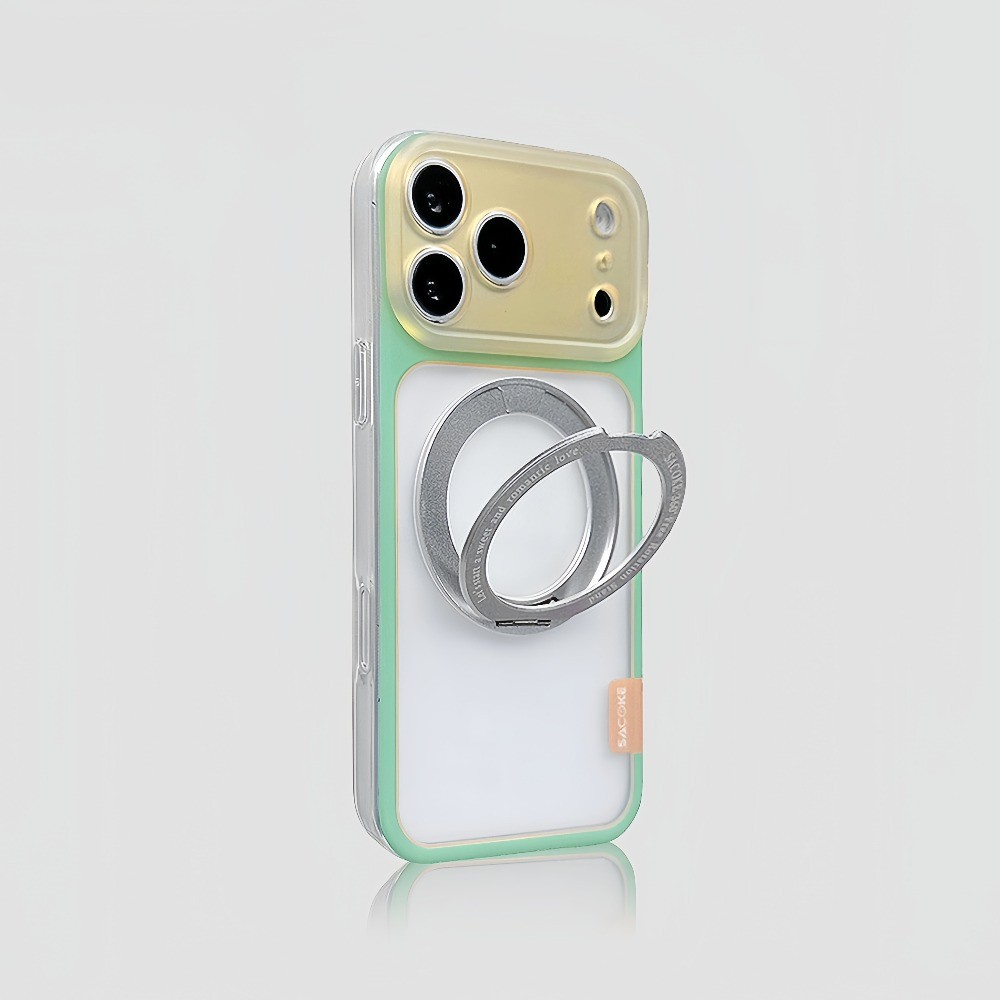 แมท360° เคสแข็งแม่เหล็กหมุนได้สําหรับ IPhone 17 Pro 16 15 14 Pro Max ฝาครอบซิลิโคนกันกระแทก