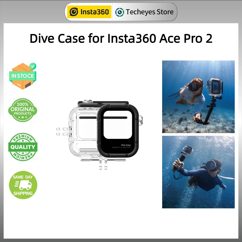 เคส Insta360 Dive สําหรับ Insta360 Ace Pro 2 อุปกรณ์เสริมภาพใต้น้ํา