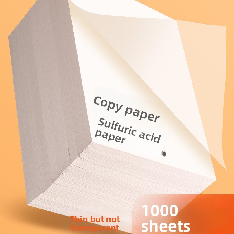 A4 Tracing Paper กระดาษซัลไฟท์โปร่งใส การประดิษฐ์ตัวอักษร Sketch Copy Paper 16K