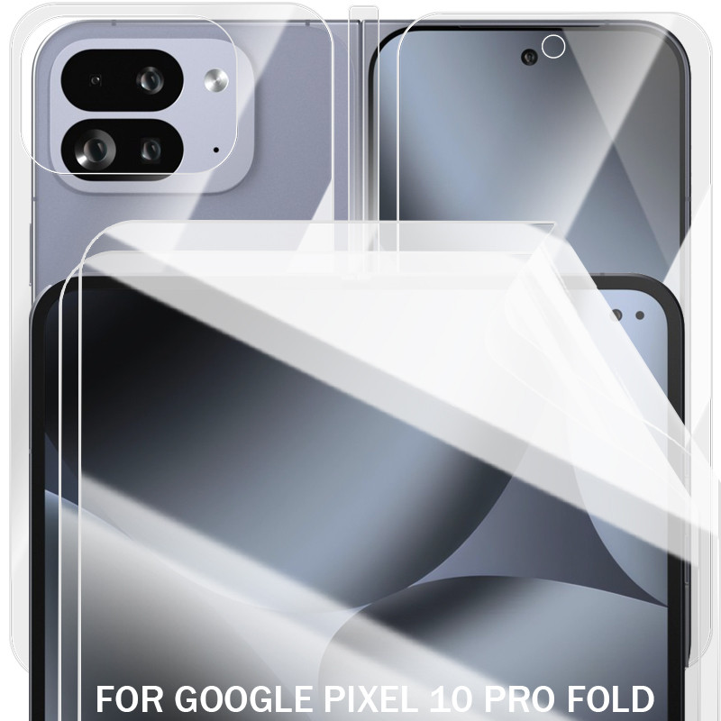 3 in 1 Ultra-Thin Screen Protector สําหรับ Google Pixel 9 10 11 Pro พับโทรศัพท์ HD Clear Soft Hydrog