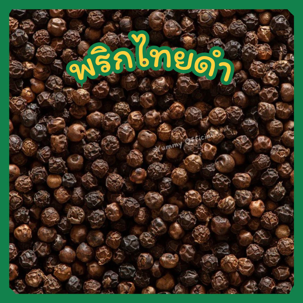 พริกไทยดำเม็ด ไทยดำเม็ด Black Pepper เครื่องเทศ พริกไทยดำเม็ด พริกไทยเม็ด พริกไทยเม็ดดำ พริกไทยดำเม็ด พริกไทยดำ
