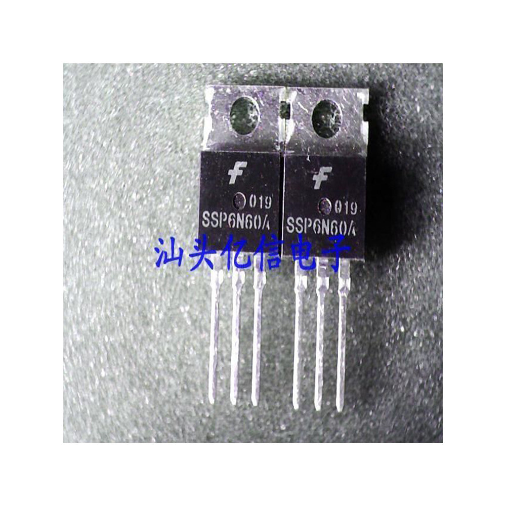 ยี่ห้อใหม่แท้ SSP6N60A Field Effect MOS Tube 6N60 6A600V BOM ดูแผ่นการกําหนดค่า