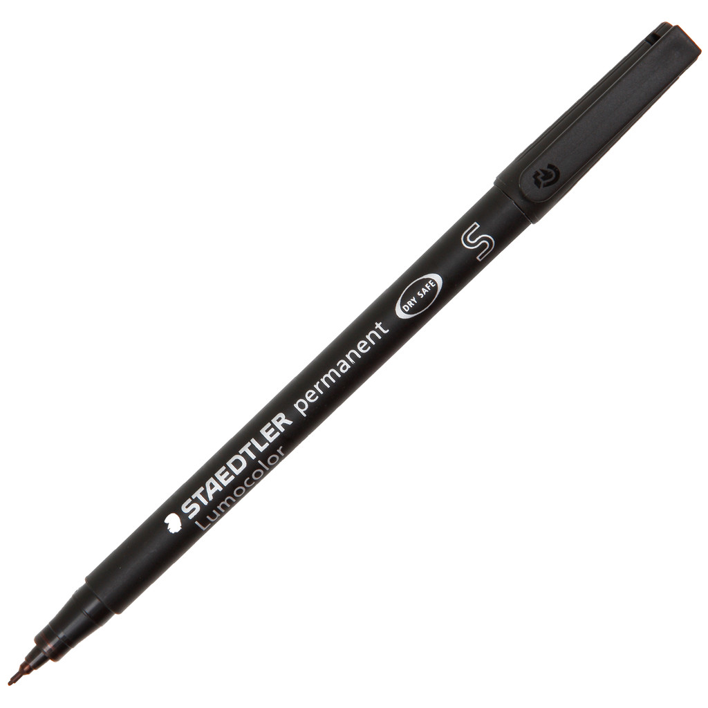 STAEDTLER ปากกาเขียนแผ่นใสลบไม่ได้ รุ่น 313-9 ขนาด 0.4 มม. สีดำ