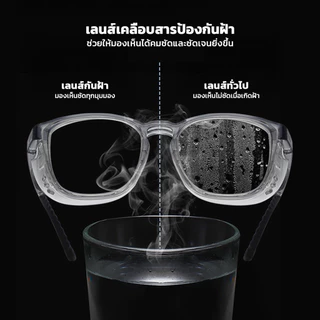 LOFTHOME แว่นตาป้องกันลม เลนส์ออโต้เปลี่ยนสีเทา พร้อมคุณสมบัติรักษาความชุ่มชื้น ป้องกันตาแห้งและระคายเคือง