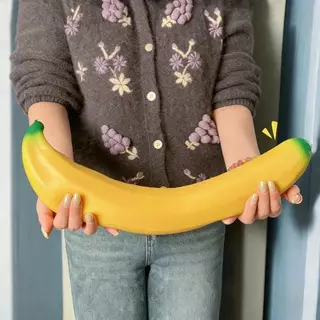 🍌37 ซม. ช้า เพิ่มขึ้น จัมโบ้ สกุชชี่ กล้วย ความเครียดบรรเทา อยู่ไม่สุข ของเล่นสนุกความเครียดบรรเทาของเล่น