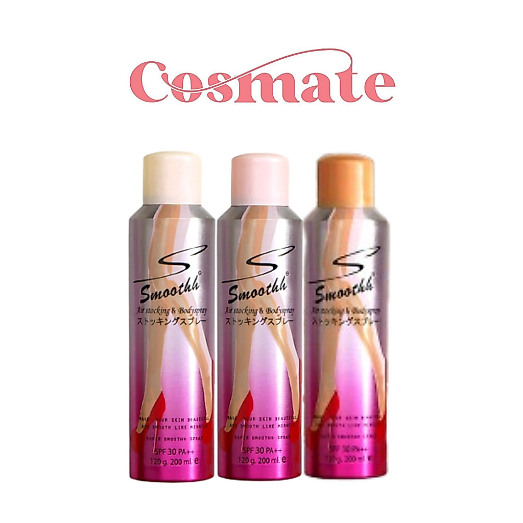 Supersmoothh สเปรย์ถุงน่องซุปเปอร์สมูทท์ แพ็คเกตใหม่ล่าสุดขนาด200ml.