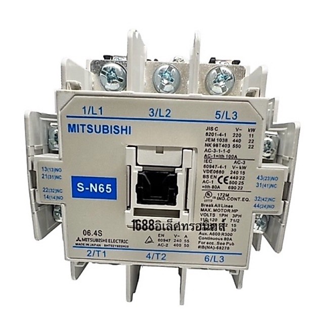 S-N65  [ส่งทุกวันที่ไทย ] SN65 Mitsubishi Electric คอนแทคAC 220V แมกเนติก พร้อมส่งที่ไทย ออกบิลได้