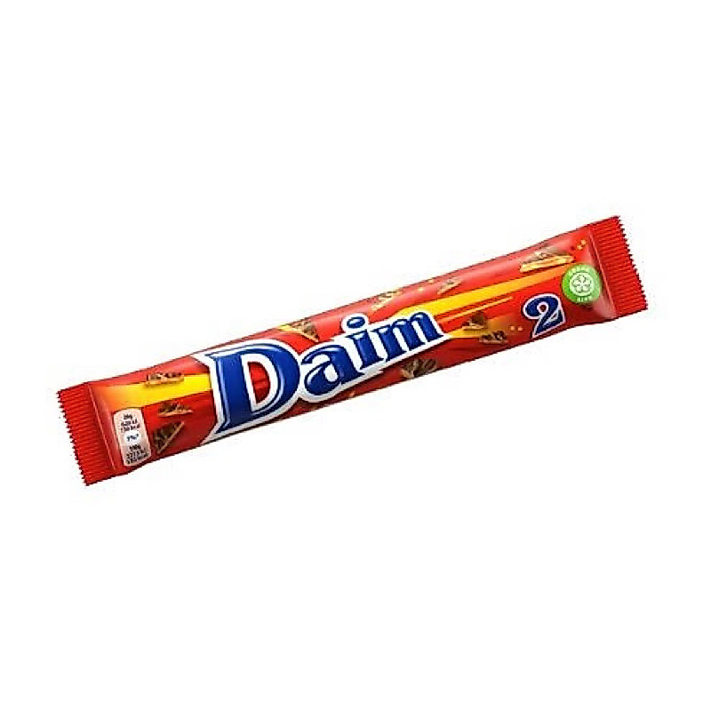 Daim double chocolate bar 56g. ดับเบิ้ลช็อกโกแลตบาร์ นำเข้า