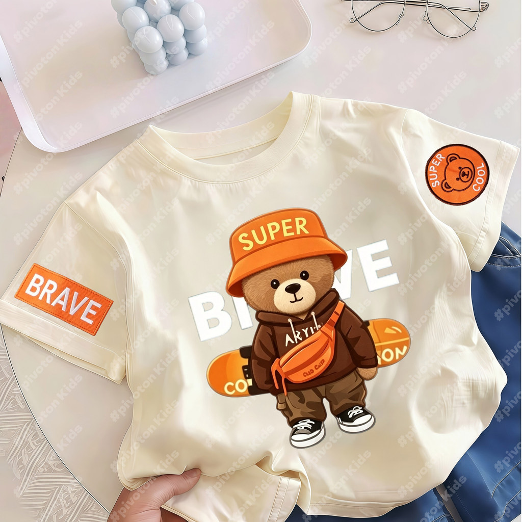 (จัดส่ง24ชม.) เสื้อยืดเด็กผู้ชาย รูปที่ 7