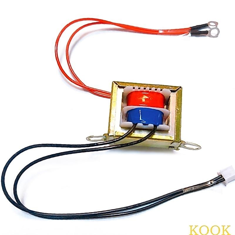 Kook หม้อแปลงไฟฟ้า แบบใช้สาย 220V เป็น 9V 12V สําหรับนาฬิกาอิเล็กทรอนิกส์ นมถั่วเหลือง ใช้กับปฏิทินต่อรอง การสูญเสียการโหลดต่ํา