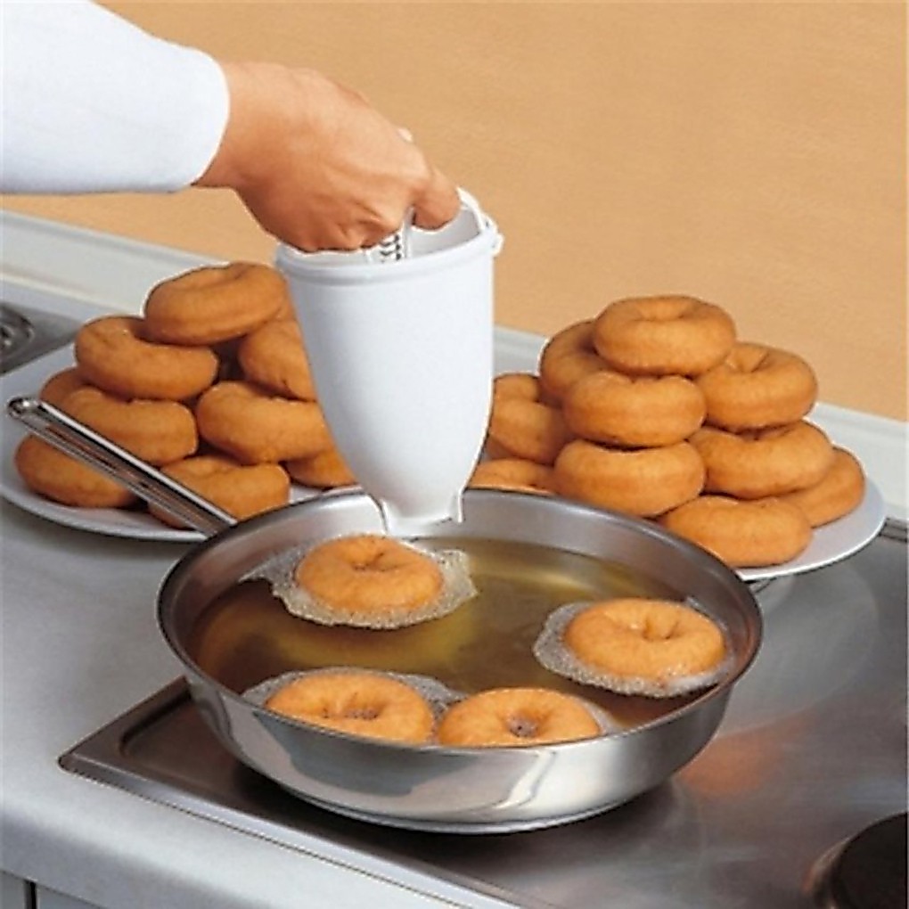 เครื่องทําโดนัทพลาสติก DIY เครื่องมือแม่พิมพ์ครัวขนมเค้ก Ware Doughnut ทําอุปกรณ์อบเซรามิก
