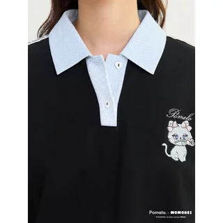 [Pomelo] Pomelo. x MOMOREI เสื้อโปโลคอปกผ้าลายสก็อต / Pomelo. x MOMOREI Gingham Collar Polo Top