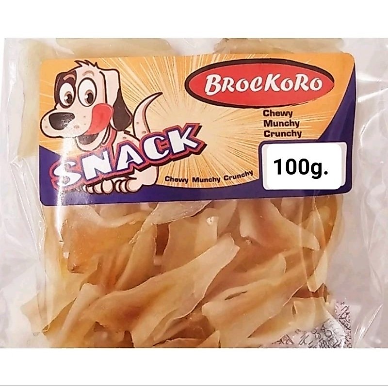 ขนมสุนัขกระดูกอ่อนไก่อบนิ่มเสริมแคลเซียมบำรุงกระดูก100 กรัม.สดใหม่ส่งตรงจากโรงงาน