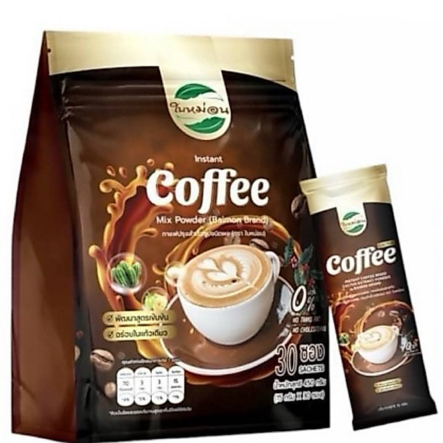 ตัวใหม่ล่าสุด!! Coffee Cactus กาแฟกระบองเพชร ใบหม่อน บรรจุ 30 ซอง