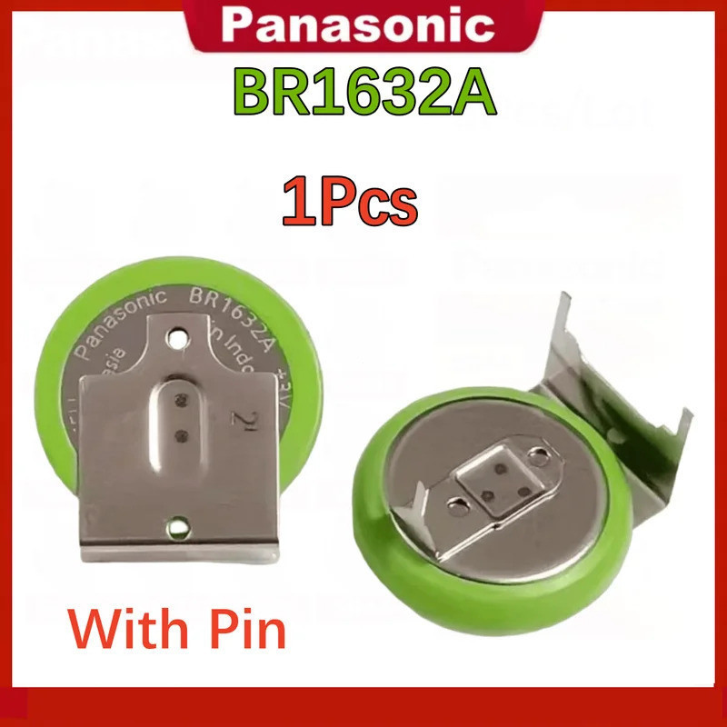 1-5pcs สําหรับ Panasonic ปุ่มแบตเตอรี่ลิเธียม BR 1632A BR1632A//HAN BR1632A/FAN อุณหภูมิแบตเตอรี่ BR