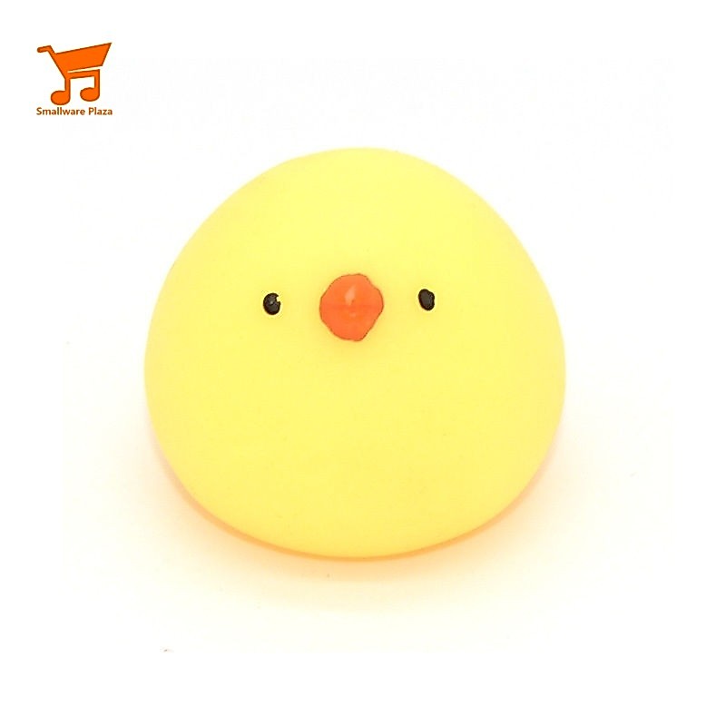 น่ารักบีบโมจิไก่สีเหลืองบีบอัดตุ๊กตานุ่มความเครียดสนุก