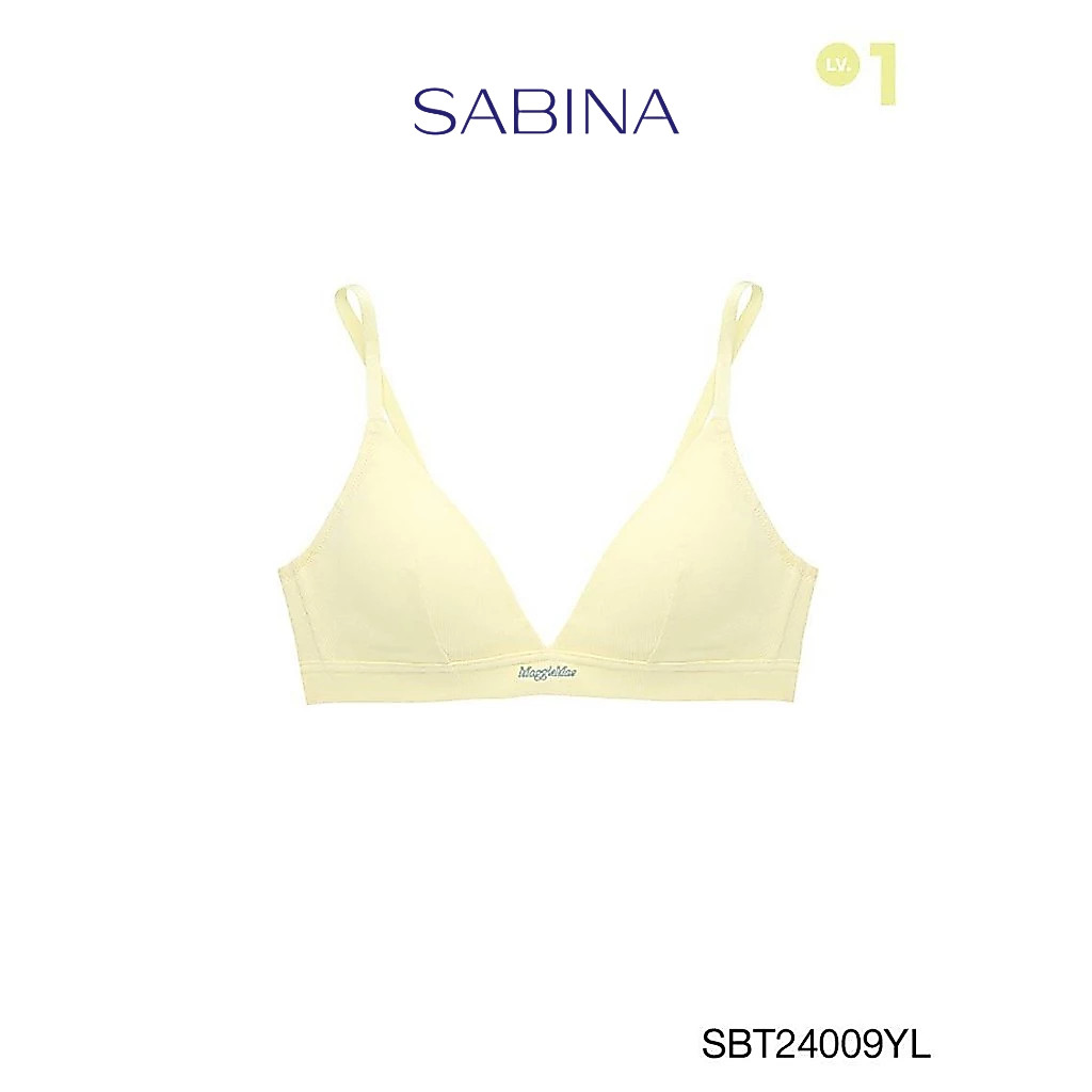 SABINA COZY COTTON เสื้อชั้นในไร้โครง รหัส SBT24009YL - สีเหลือง