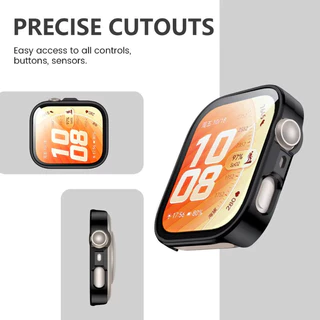 กันรอย กรณีพีซีแก้วนิรภัยแข for Smartwatch Huawei Watch Fit 5 5 Pro 4 4 Pro 3 ปกป้องหน้าจอ อุปกรณ์เสริมกรอบกันชน