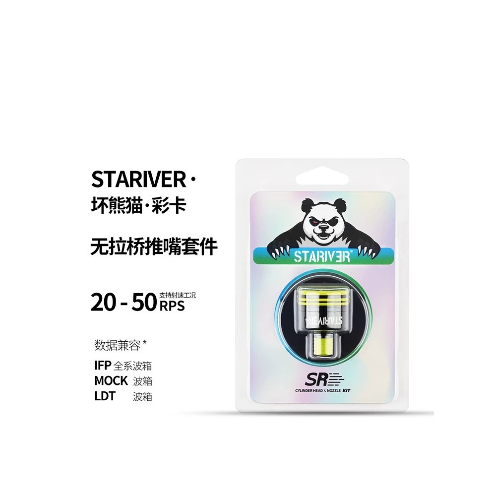Galaxy Lab ดึงสะพานชุด Bad Panda สีการ์ดฝาสูบ Push หัวฉีด Low Loss Vincilia โครงสร้างมาใหม่