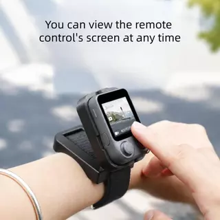 ที่วางรีโมทคอนโทรลสําหรับ DJI Osmo Pocket 4 Pro / Mobile 8P, กรอบแม่เหล็กTap Mount, Landscape/Portrait Orientation, สายรัดข้อมือแบบปรับได้