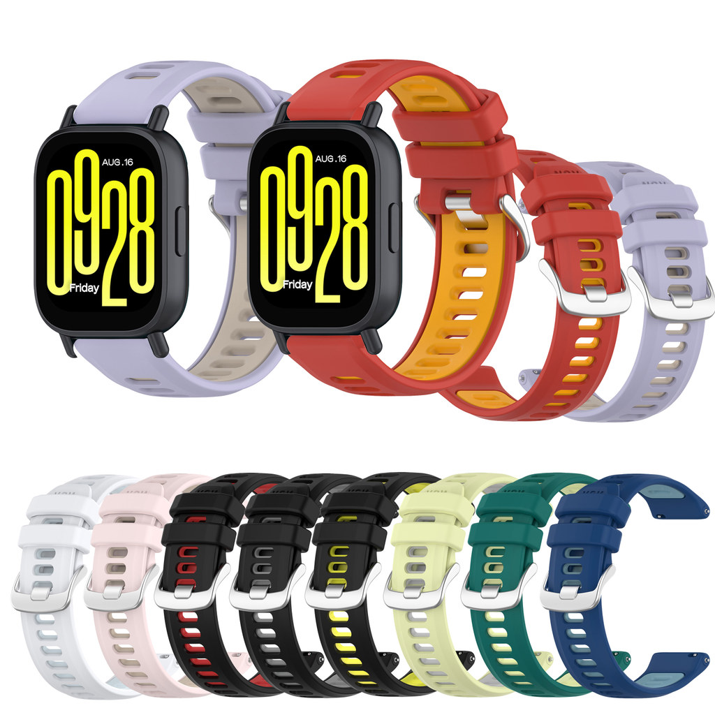 สายซิลิโคนสําหรับ Redmi Watch 5 Active/Watch5 Lite สายรัดข้อมือสร้อยข้อมือกีฬาสมาร์ทวอท์ช