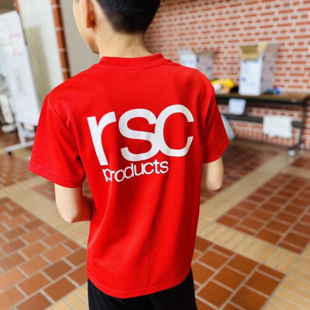 RSC พิมพ์ตัวอักษรมวยการฝึกอบรมเสื้อยืดผ้าฝ้าย 100% ระบายอากาศหลวมพื้นฐานรอบคอผู้ชายแขนสั้น 0627