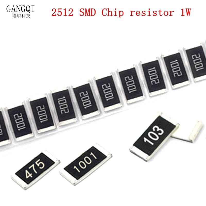 50PCS 2512 SMD ชิปตัวต้านทาน 1W 1% 0.01R 0.012R 0.015R 0.018R 0.02R 0.09R 0.27R 0.3R 0.25R 0.5 0.51 