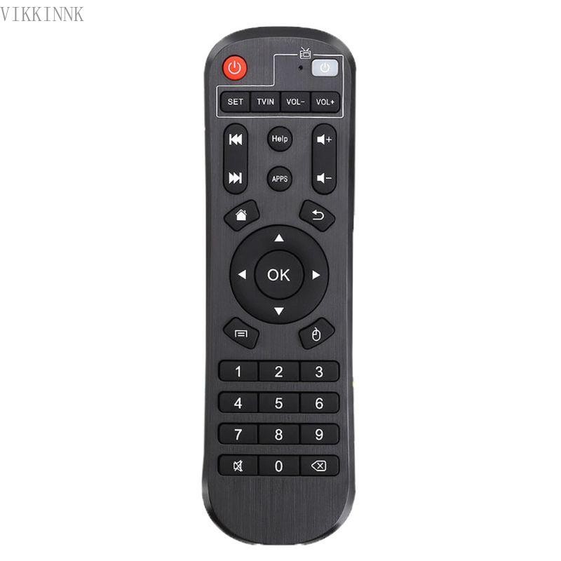 VIKK สําหรับรีโมทคอนโทรลสมาร์ททีวี H96 สําหรับ Android TV Box H96 Max H2 H96 Max Plus X96 M