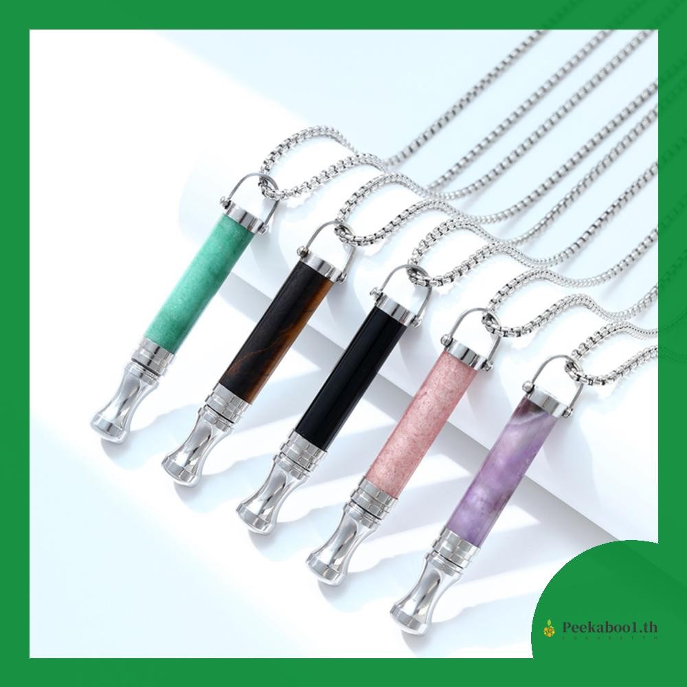 [Peekaboo1.th] สร้อยคอหายใจความวิตกกังวล Breath Quitgo สร้อยคอหายใจความเครียดโซ่บรรเทาความวิตกกังวลส