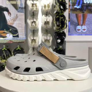 Cross Hole รองเท้าผู้ชายผู้หญิง Speedy Snail กีฬากลางแจ้ง Baotou รองเท้าแตะรองเท้าแตะ Anti-slip หนา soled Beach