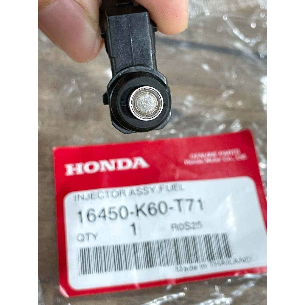 16450-K35-V01 / 16450-K60-T71 หัวฉีดน้ำมันเชื้อเพลิง 6รูj ตัวเล็ก / S.4 แท้ Click 125 i , CT125