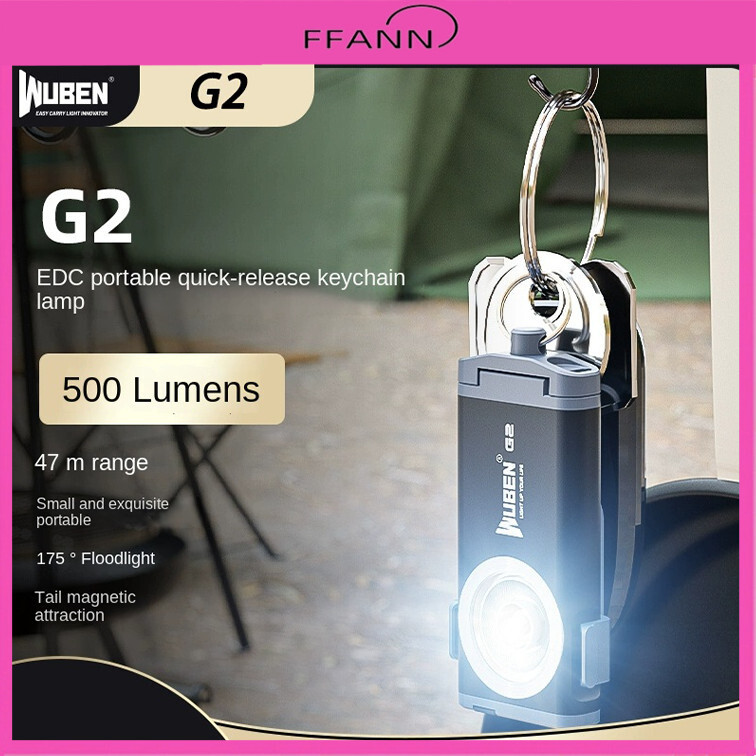 Wuben G2 ไฟฉายพกพา มีแสงสว่างมาก ใช้งานหลากหลาย สำหรับการเดินทางและประจำวัน
