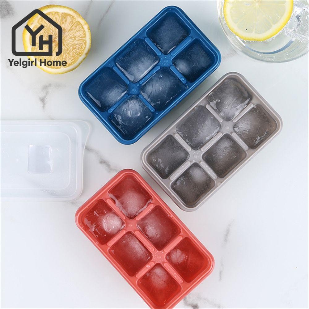 YELGIRLB Ice Cube Maker Bar เครื่องมือฤดูร้อนเบียร์กาแฟ Chiller Fast Cool Gadget DIY พร้อมฝาปิด