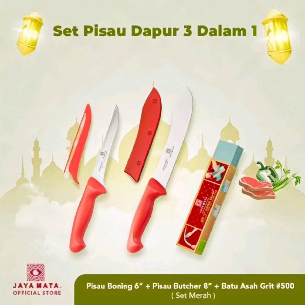 Jaya Mata Set มีด Hari Raya Haji 3 In 1