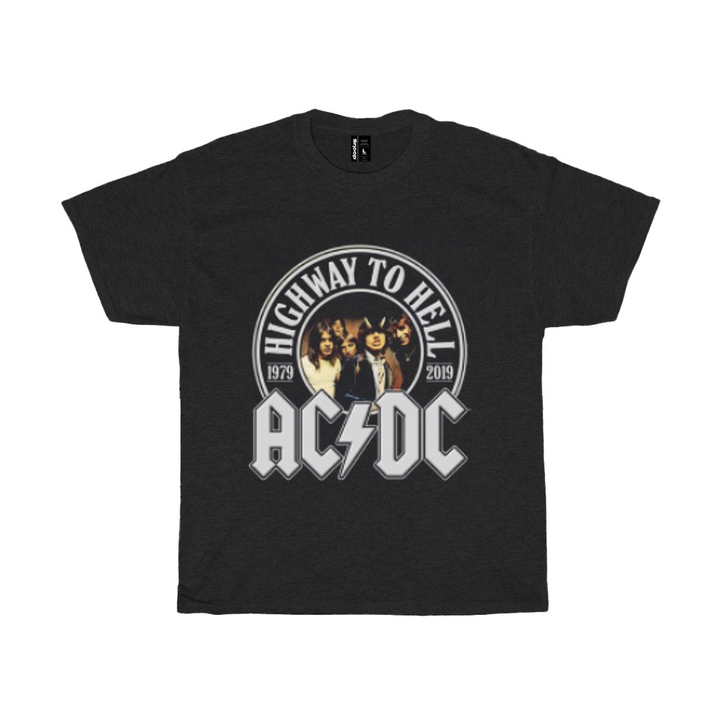 Acdc Band Highway To Hell Anniversary Regular Fit Print On Cotton Material