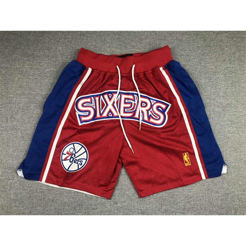 Philadelphia 76ers: กระเป๋าสีแดงและกางเกงบาสเก็ตบอล
