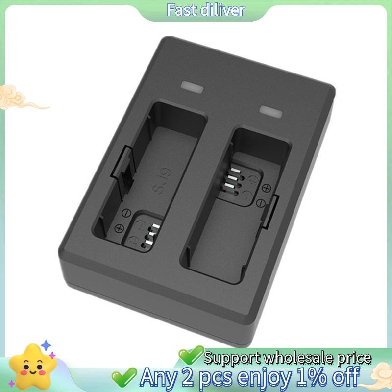 เครื่องชาร์จแบตเตอรี่สําหรับ SJ9/SJ10/SJ11 กล้องแอคชั่นแคมเมรา USB แบตเตอรี่เครื่องชาร์จคู่สําหรับอุ