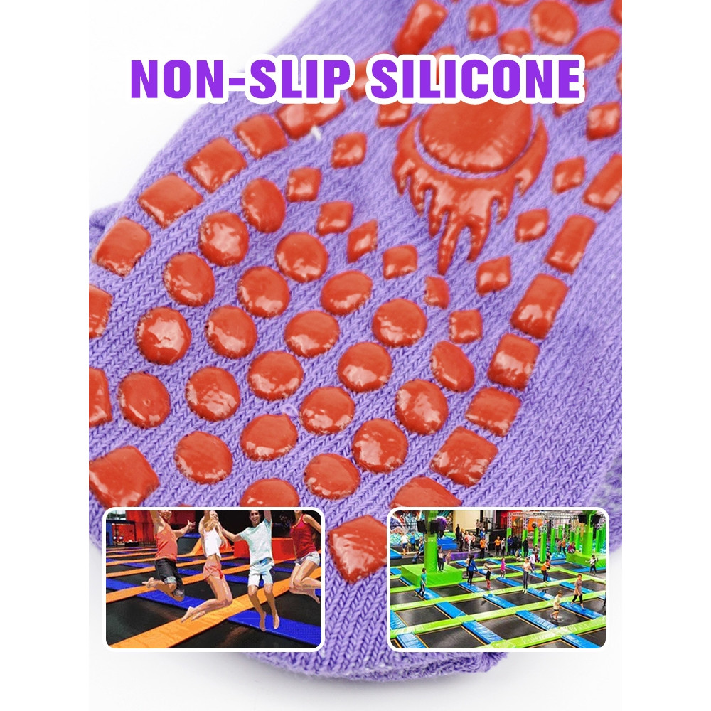 Mini Monarch ถุงเท้าเด็กกันลื่น Anti Slip ถุงเท้าใส่ในบ้าน พื้นยางพิเศษ อายุ 1-12 ปี - รูปที่ 6