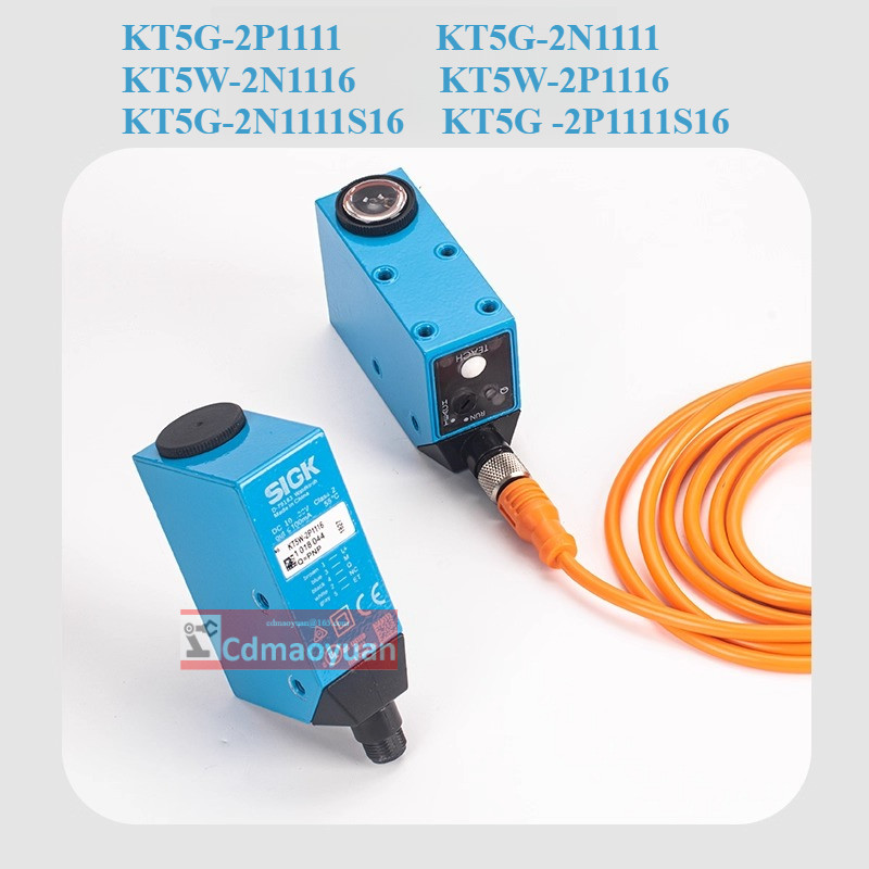 SIGK เซ็นเซอร์ฉลากสี KT5W-2N1116, KT5W-2P1116, KT5G-2N1111S16, KT5G-2P111S16