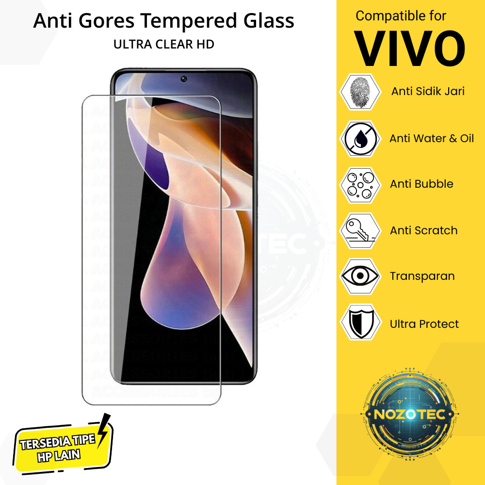 LAYAR กระจกนิรภัยใส Anti-Scratch VIVO S1 / S1 PRO / T1 5G / T1 PRO 5G / Z1 PRO / ป้องกันรอยขีดข่วนใส