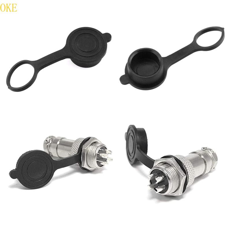 OKE ฝาครอบกันน้ําฝุ่นยาง CapCircular Connector ProtectiveCap GX12 GX16 GX 20