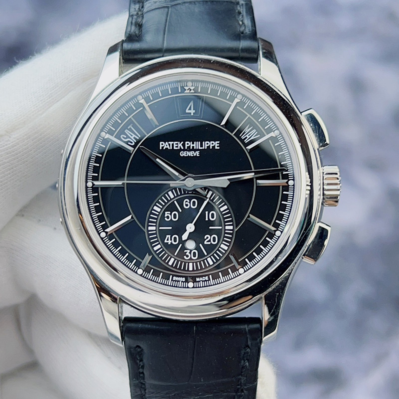 PatekPhilippee Complex Function Chronograph Series 5905P-010 Chronograph Mens Watch PT950 Platinum M