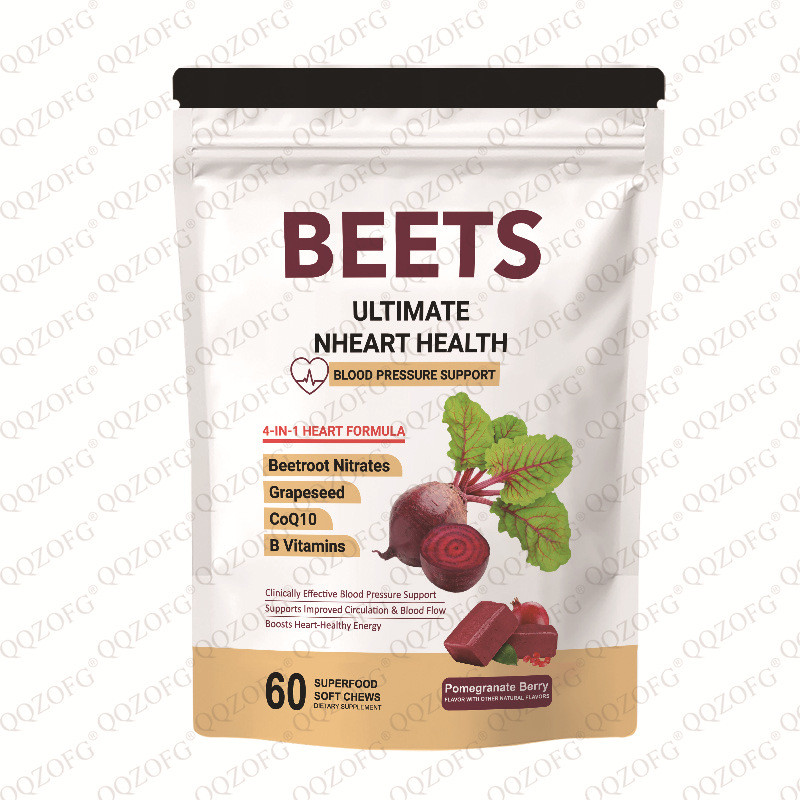 การค้าต่างประเทศ Cross-Border TK สินค้าขายดี Beets Soft Chews Beetroot Soft Chewable Gummy TUME New 