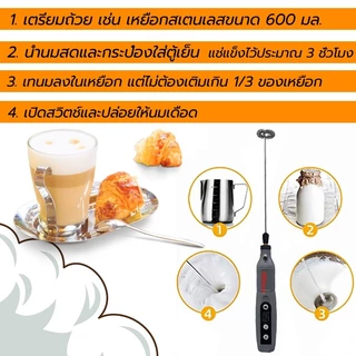 bedsure เครื่องตีฟองนมไฟฟ้า USBชาร์ต ปรับได้ 5 ระดับความเร็ว โฟมเนื้อละเอียด ถอดออกได้และซัก ใช้สำหรับคน ตีฟองกาแฟและนม