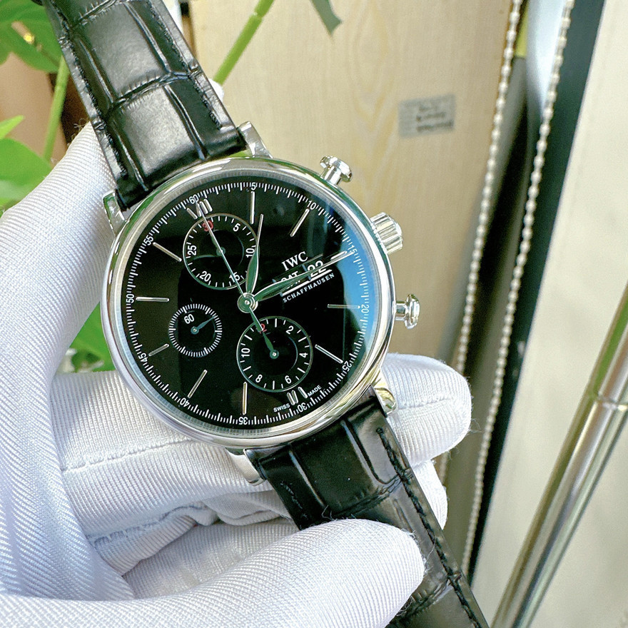 นาฬิกาข้อมือกลไก IWC IWC IWC IWC นาฬิกาผู้ชาย Fino อัตโนมัติ